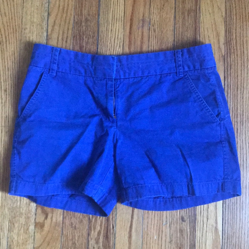 J crew blue Chino shorts 4.5” inseam size 4